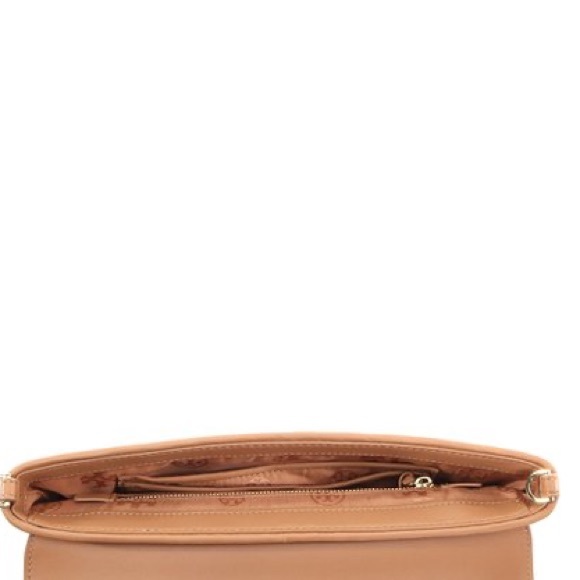 Tory Burch - Alexa Leather Clutch Handbag Vachetta Tan - Picture 2 of 6